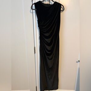 Zara One Shoulder Black Dress